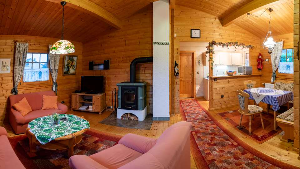 Panoramaübersicht des Ferienhauses Vogelsang.